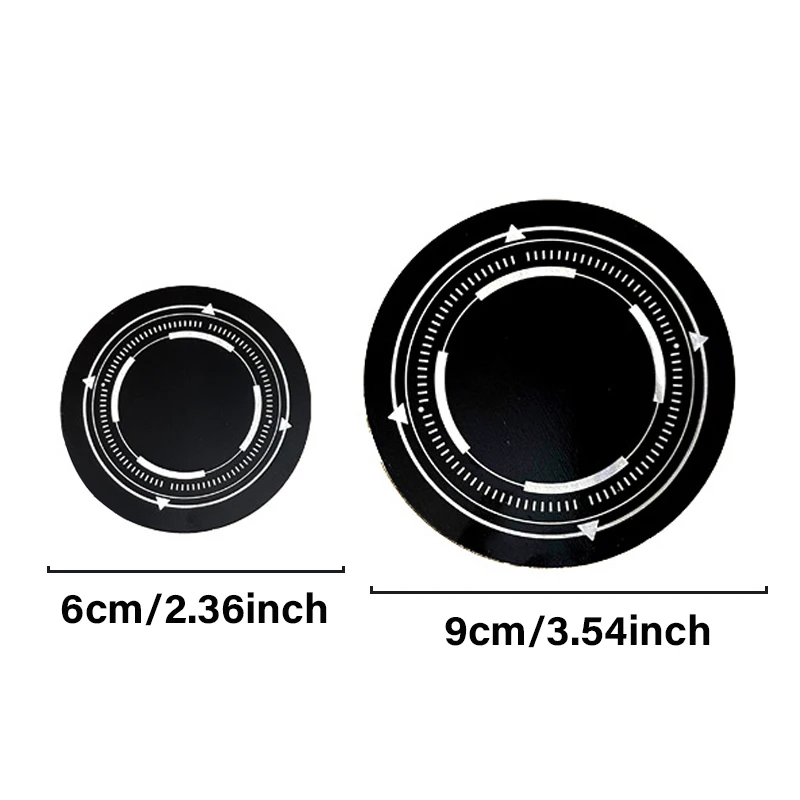 1/3 Stück Neue 6/9cm Metallplatte Ring für Magsafe Magnetische Auto-IPad-Halterung Kühler-Eisenblech-Aufkleber für IPad / Tablet-PC – Detail 4