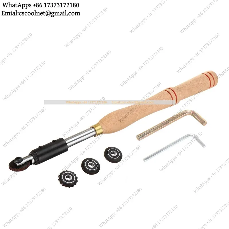 Wood Turning Tool Texturing and Spiralling System Thread Carving Kit Woodworking Lathe Accessories DIY Crafting Supplies