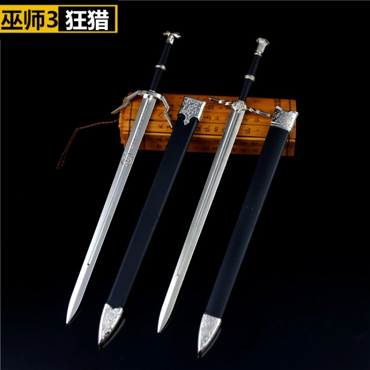 Hot Sale Alloy Weapon Wild Hunt Steel Sword Double-headed Beast Knife Model Toy Action Figure In Stock