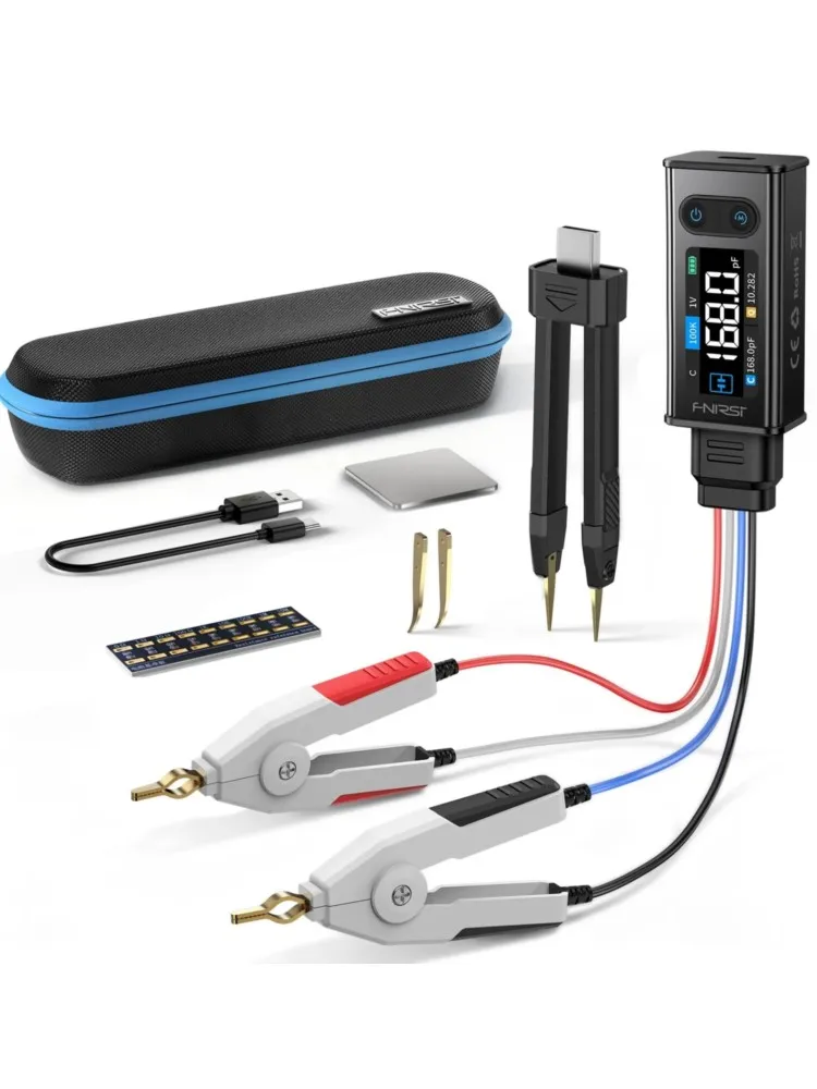 FNIRSI LCR-ST2 2-w-1 Cyfrowa Piórkowa Płytka Pomiarowa LCR ESR Miernik SMD Test Klips Kelvina Tester Wielofunkcyjny do Komponentów Elektronicznych — 2