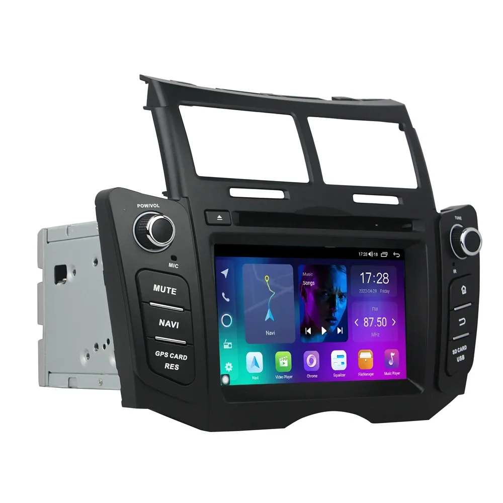 

6.2 Inch Android Car Monitor for Yaris 2005-2011 Dashboard Display Car Radio Touch Screen Stereo Support GPS AHD DSP FM
