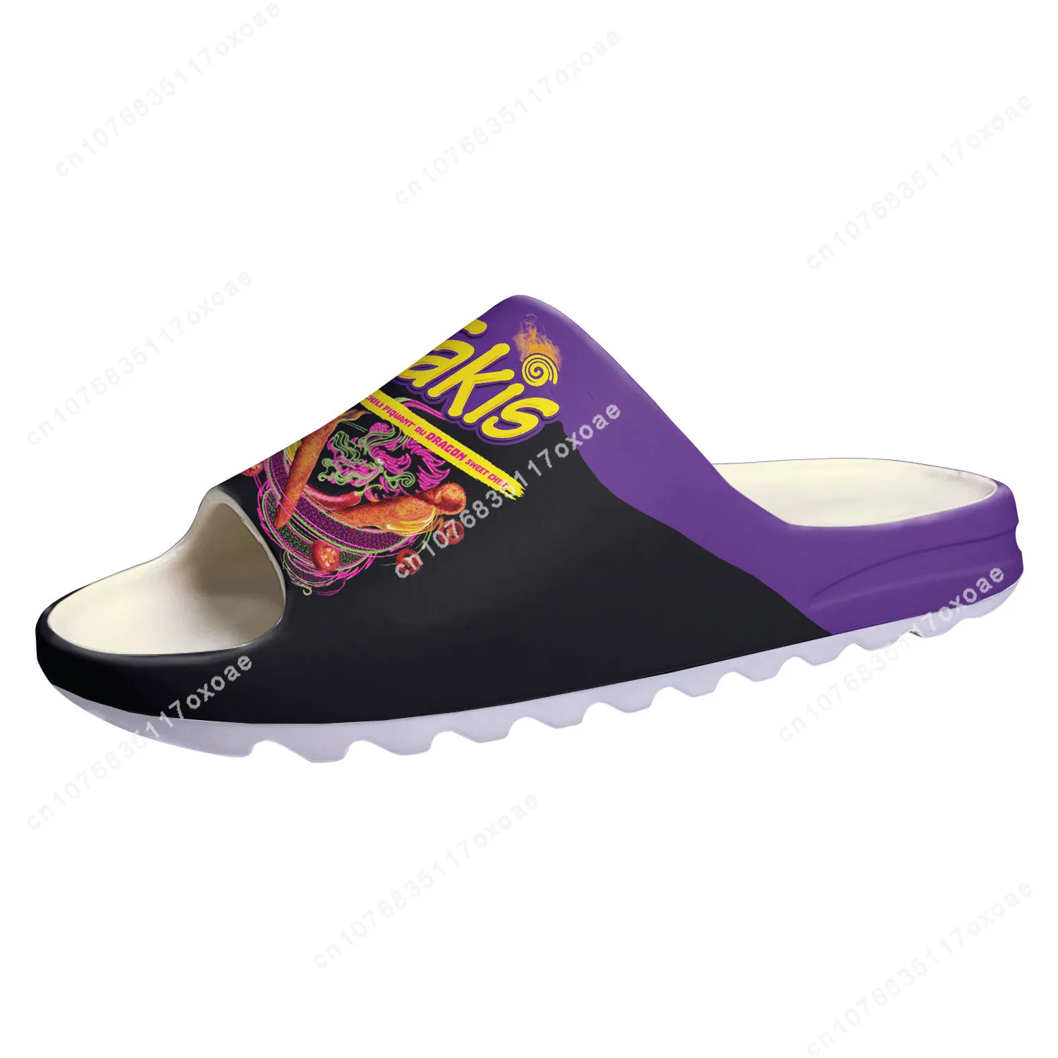 

Funny Chips Takis Food Snack Soft Sole Sllipers Home Clogs Customized Step On Water Shoes Mens Womens Teenager Step in Sandals