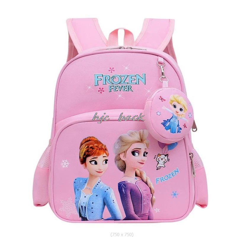 Lovely Frozen Elsa Princess Cute Girl Thicken Backpack Kindergarten Large-capacity backpack Boys Children's Stationery Best Gift