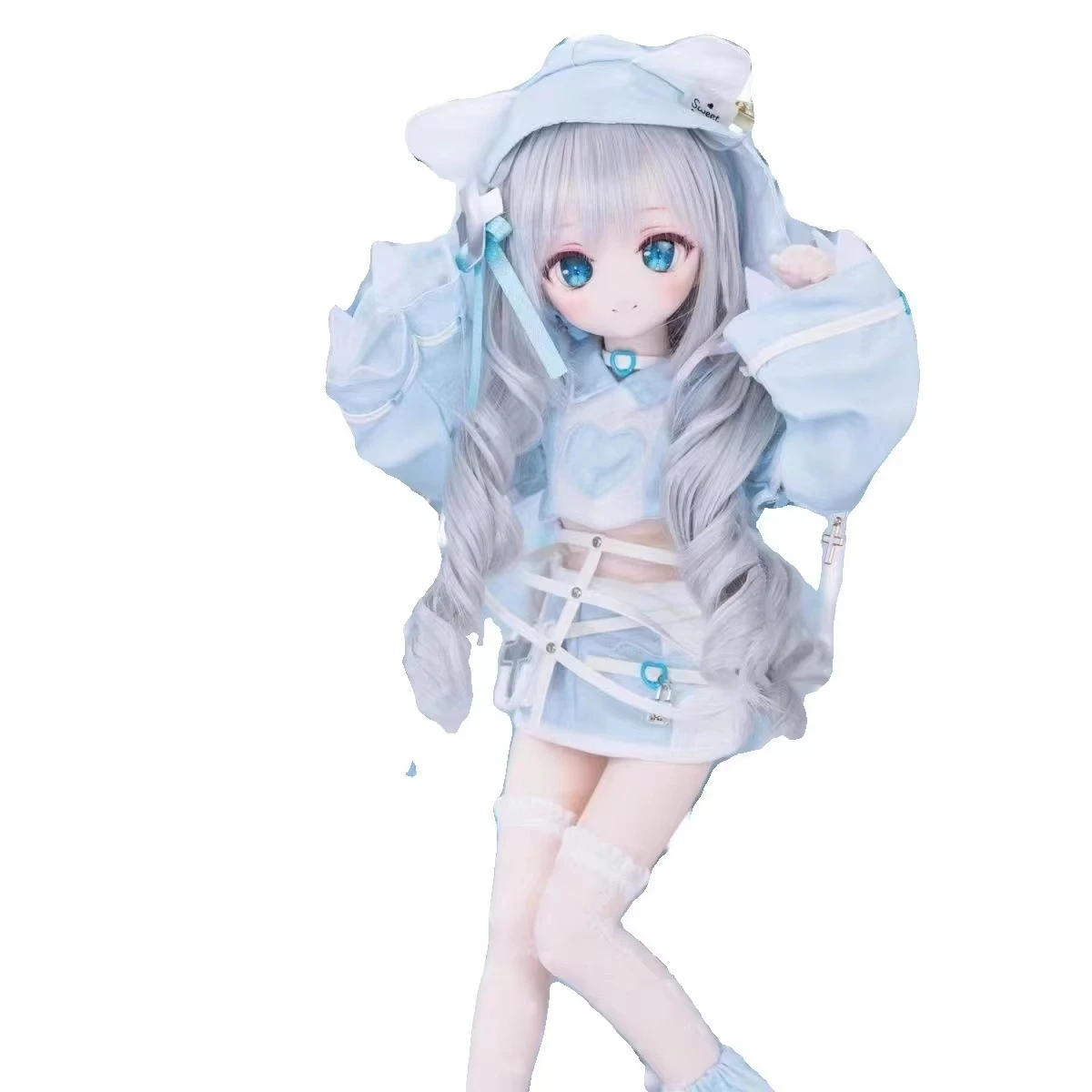 40cm BJD Full Body Mini Anime Decoration Doll Silicone Moveable Joints Small Handmade Doll Anime Model Statue Toys Action Gift