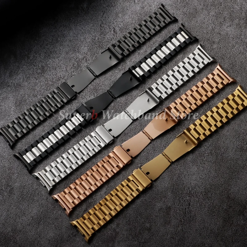 Stainless Steel Strap for Samsung Galaxy Watch 8 Classic Metal Watchband Bracelet for Samsung Watch 8 40mm 44mm Ultra2 Band