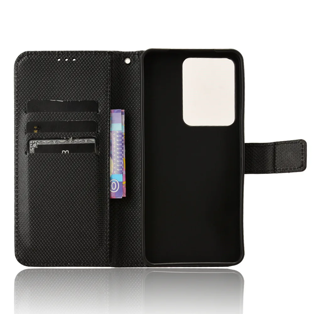 For Vivo Y200 5G Luxury Flip Diamond Pattern Skin PU Leather Wallet Stand Case For Vivo Y200 Y 200 VivoY200 Phone Bag