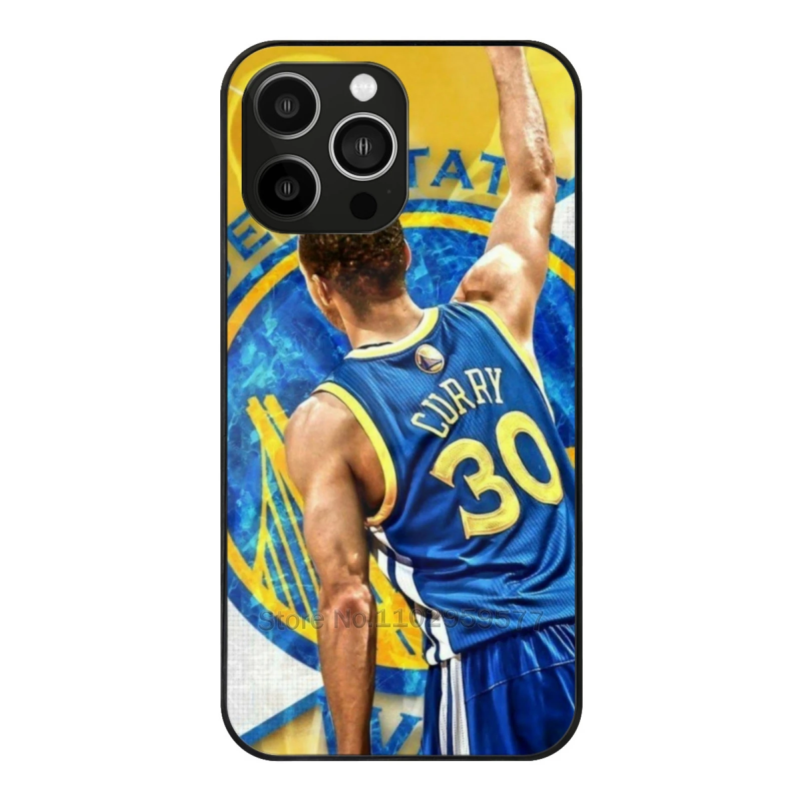 Basketball Steph Curry 30 Soft Glass Case For Iphone 15 14 13 12 11 Pro X Xs Xr 7 8 Max Mini Cover Steph Curry No Look Curry 30