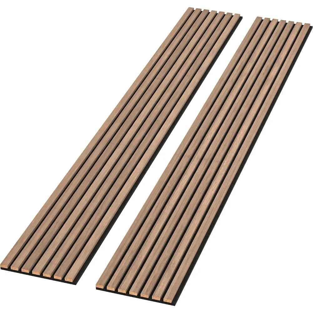 

2 Pack - 94” L X 12.6” W Soundproof Acoustic Wood Wall Panels, Decorative Panels for Walls and Ceilings, Acoustic Panels