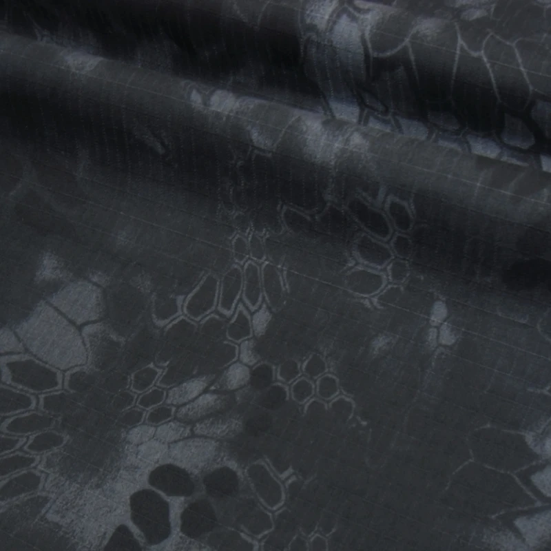 Camouflage Fabric Black Texture Design Vest Coat Wholesale Cloth Diy Apparel Sewing By The Meter Material