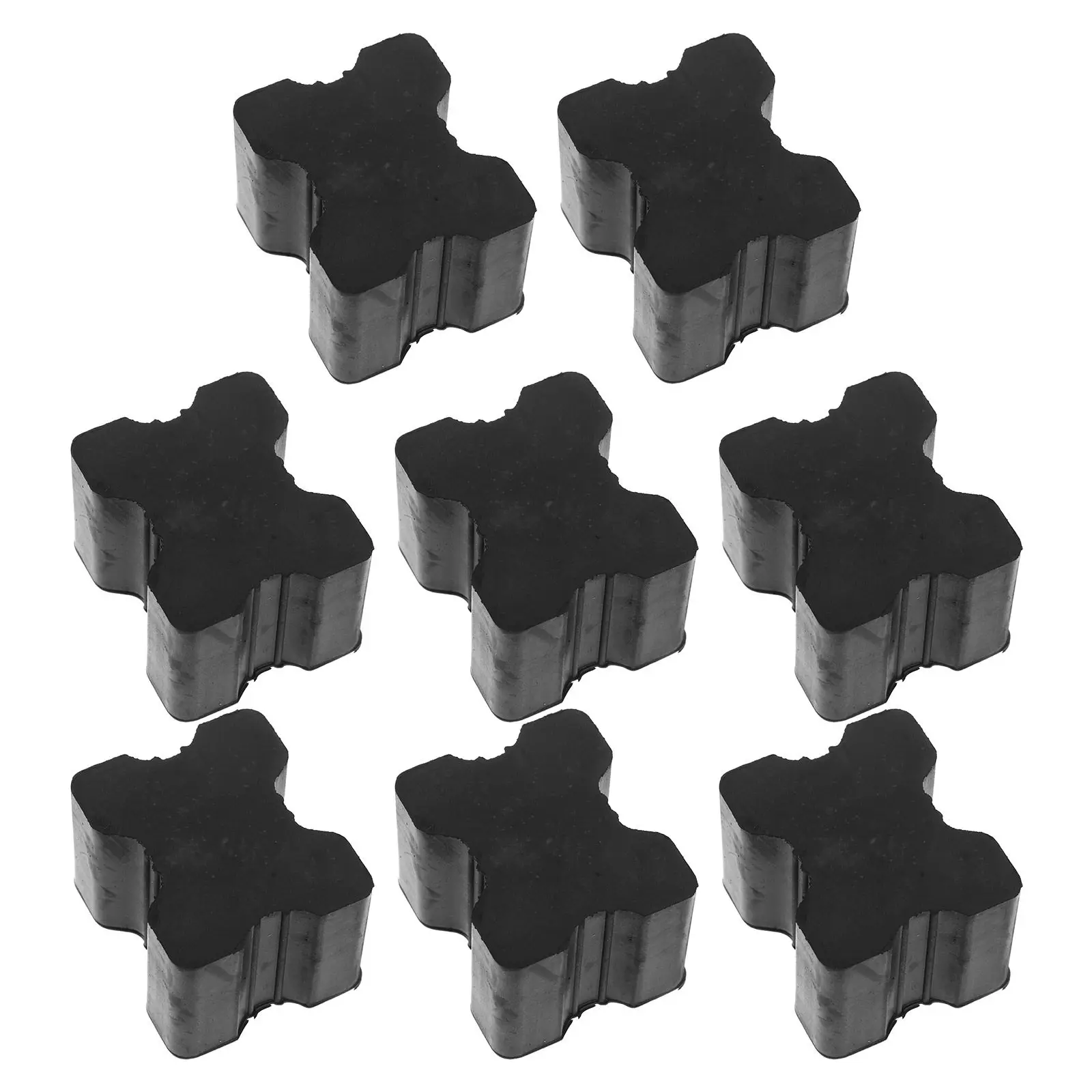 

8 шт. черных резиновых прокладок для пружин, амортизаторов и проставок для лифта подвески, снижающих вибрацию, универсальные, для автомобилей 1-15