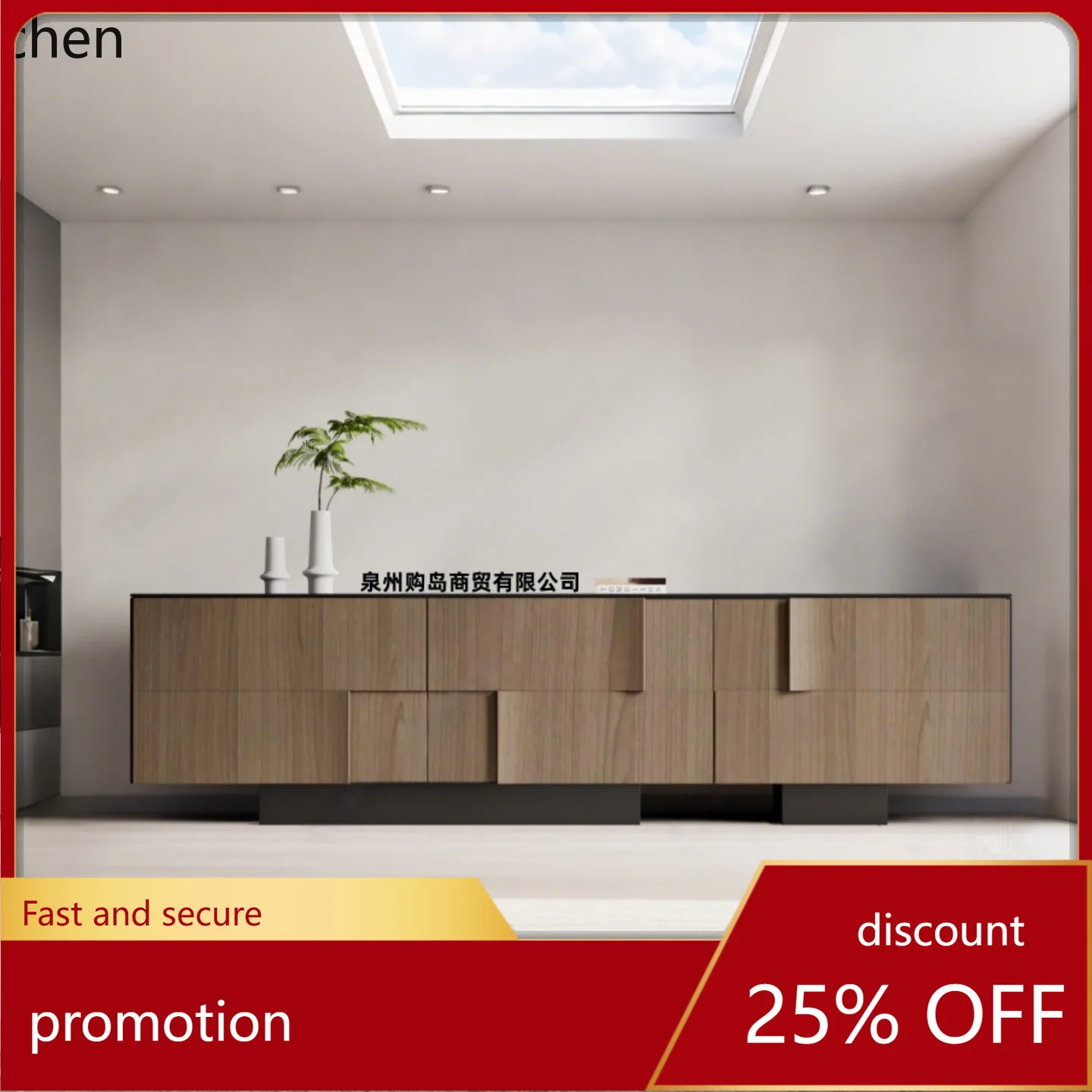 

HXL Painted Sideboard Cabinet for Entrance Hallway Living Room Wall-Mounted Storage Decorative Cabinet Organizer