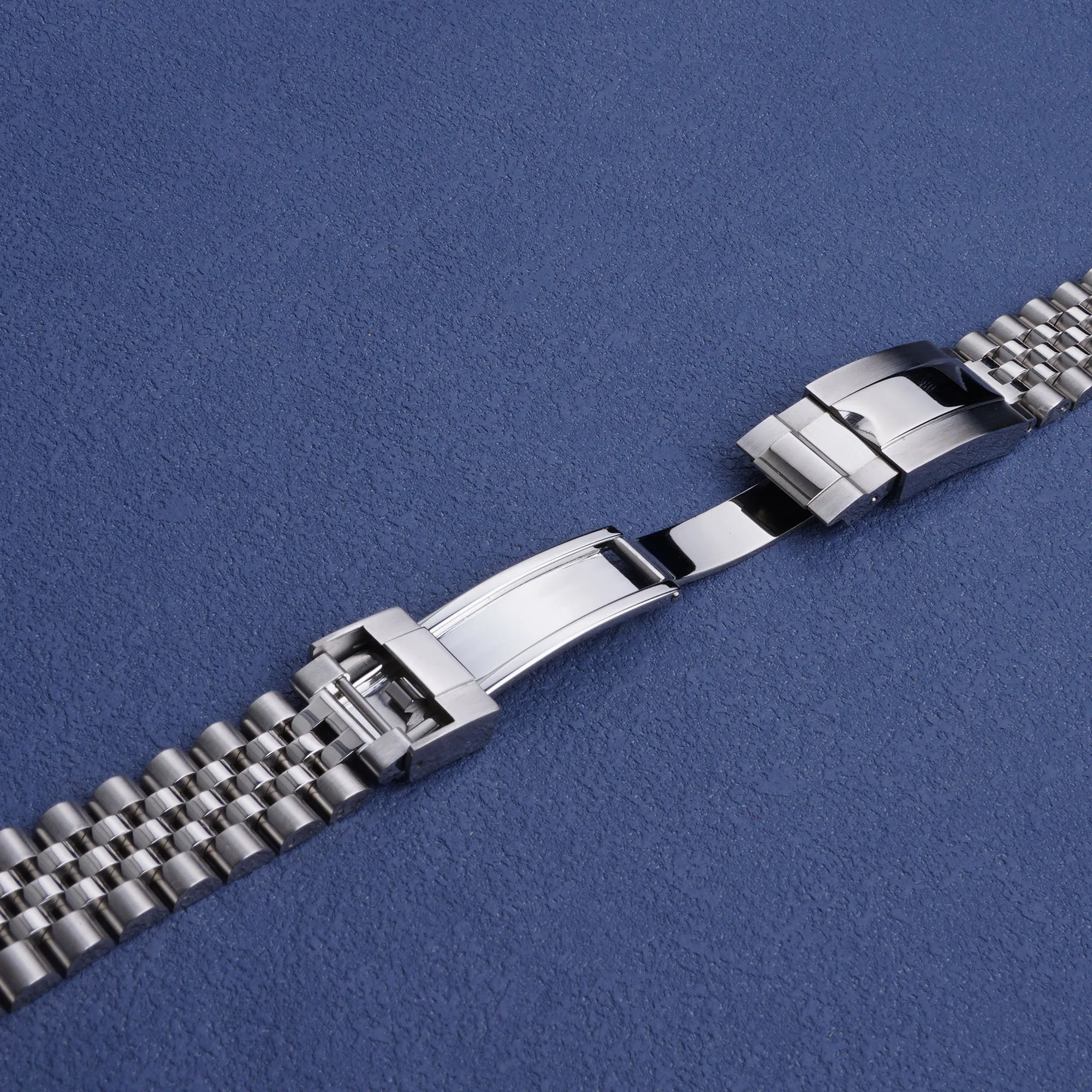 New Arrival 20mm Jubilee Hollow Endband with Oyster Deployment Clasp Stainless Steel Watchband For Seiko Prospex Alpinist SPB121