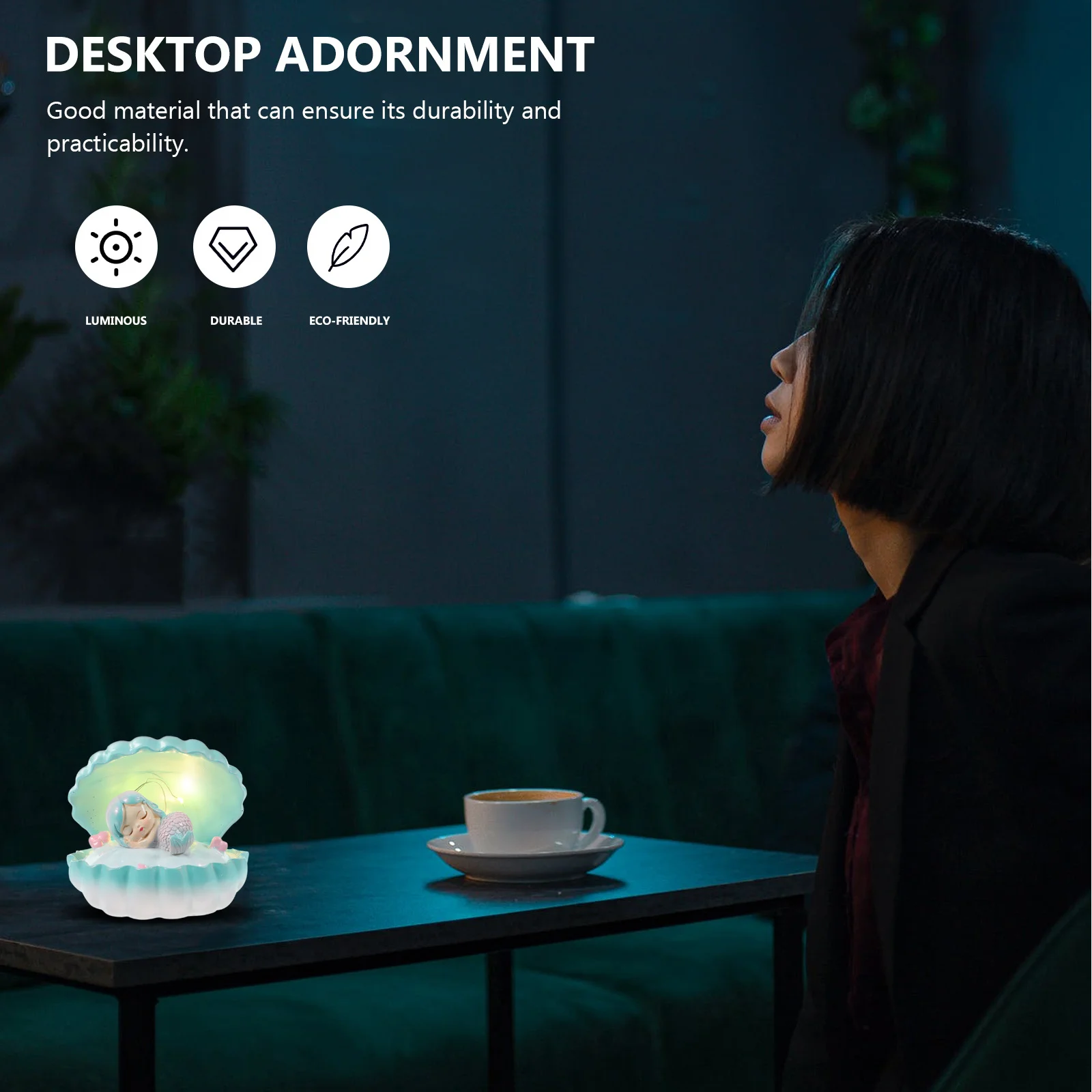 

1pcs Night Led Lamp For Bedroom Unique Night Seashell Design Warm Bedside Decorative Room Light Decoration Light