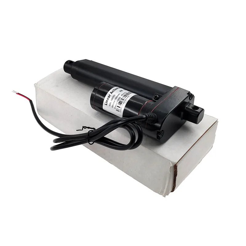 12V/24V Linear Actuator Stroke 200mm/250mm/300mm Linear Drive Electric Motor Linear Motor Controller 100/200/300/500/700/2000N