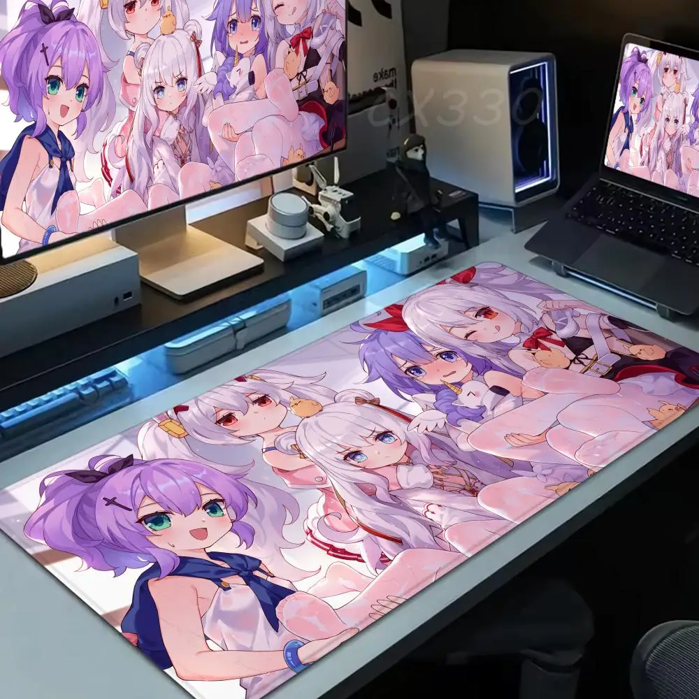 

Unicorn Azur Lane Mouse Pad Large Computer Mousepad Office 1000x500mm XXL Pc Gamer Non-slip Rubber Keyboard Deskmat