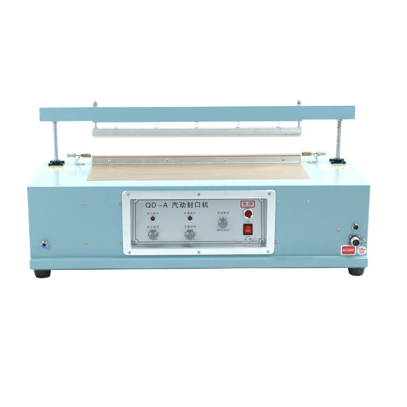 QD-A1200 Pneumatic Foot-operated Plastic Bag Sealing Machine 750W Aluminum Foil PE Shrink Bag Instant Heat Sealing Machine