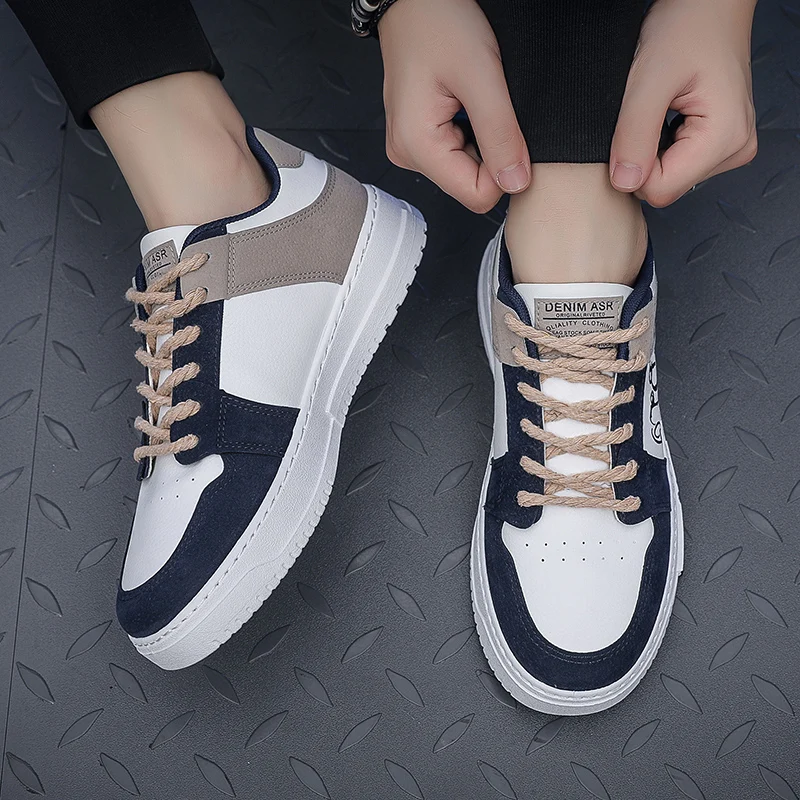 Lässige Herren-Sneaker, bequeme Tennisschuhe, vielseitige Farbkombinationen für Reisen_voghion.com