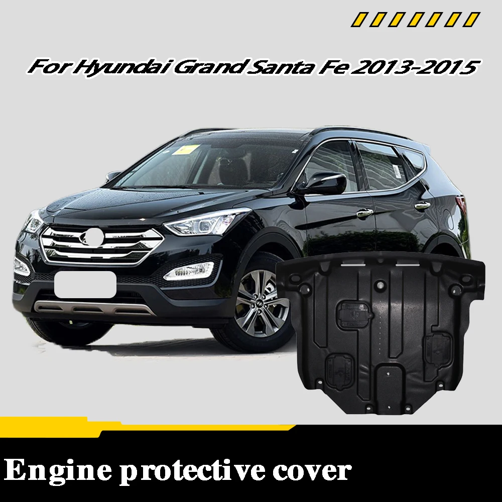 Pelindung Mesin Bawah Hyundai Grand Santa Fe 2013-2015, Pelindung Cipratan Lumpur, Aksesoris Mobil, Penutup Bawah