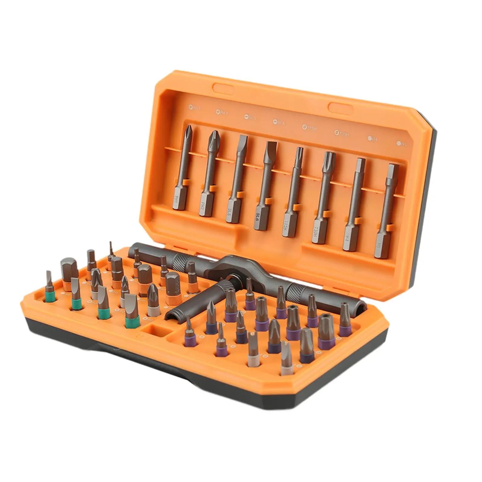 

42 in 1 Screwdriver Set Sturdy with Storage Case, Ratchet Screwdriver Set,Precision Screwdriver Bit for Computer Repair