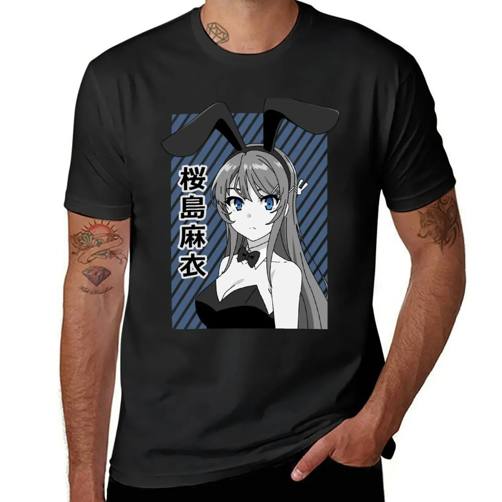 

Mai Sakurajima T-Shirt street wear baggy shirts tops plus size tops slim fit t shirts for men