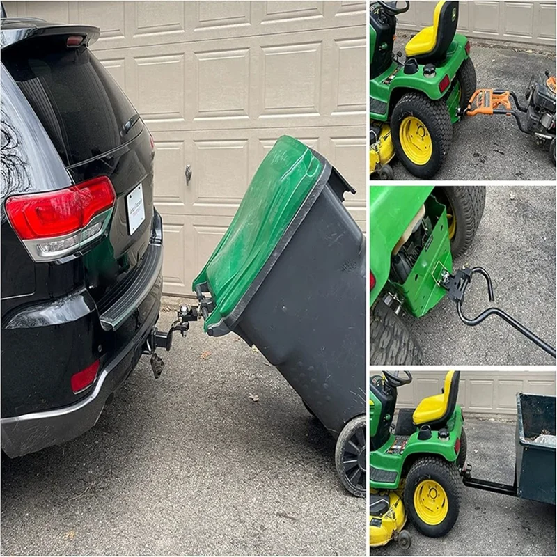 

【Recommend】Combo Hitch, Haul Pin Hitch Handled Lawn And Garden Equipment, Or Wheeled Garbage Cans