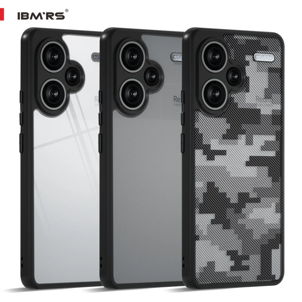 ibmrs for redmi note 13 pro plus 5g case ,matte Clear transparent phone protective case(Comes with wrist strap)