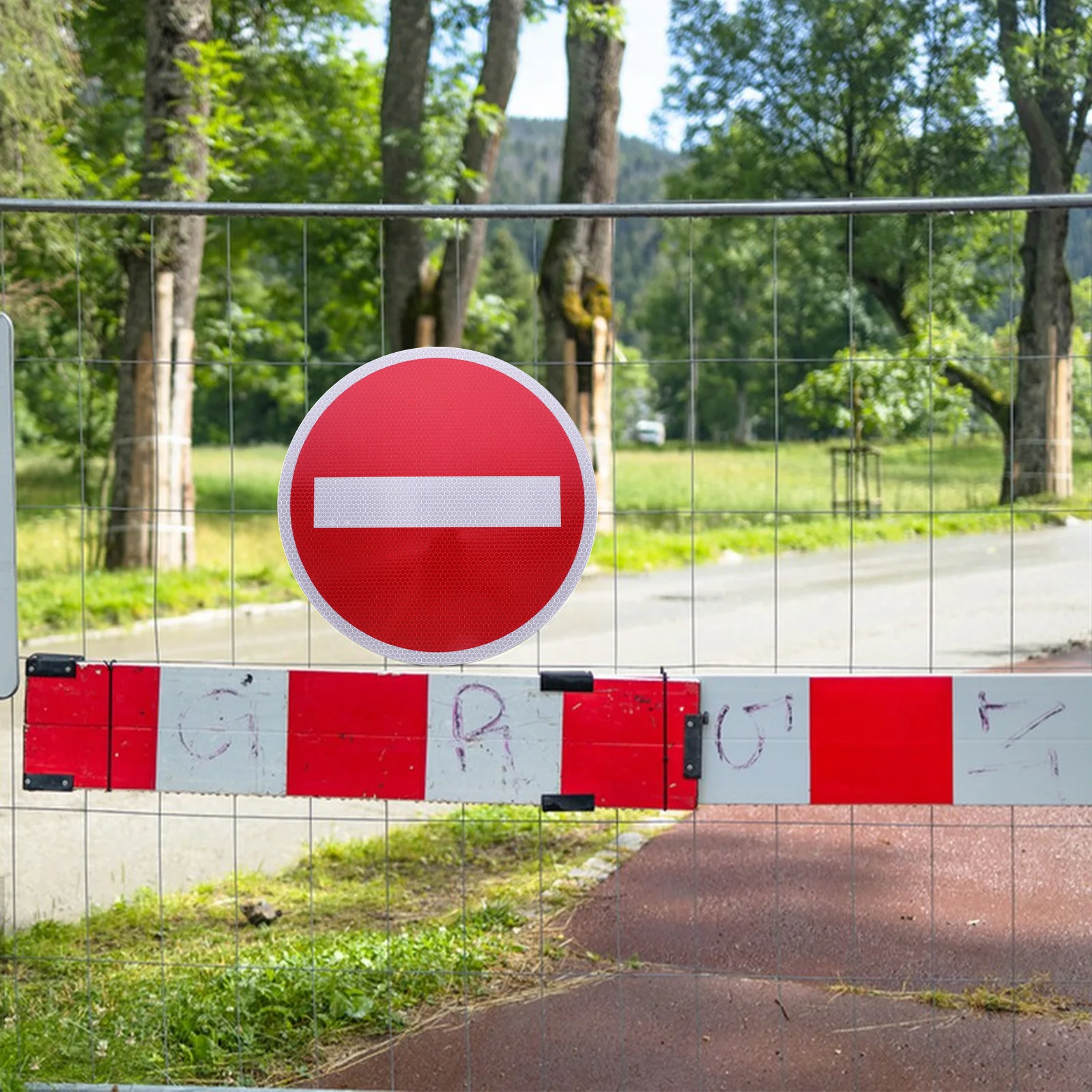 

Traffic Warning Stop Sign Durable Corrosion Resistant Parking Lot Basement Sign Board Street Signs