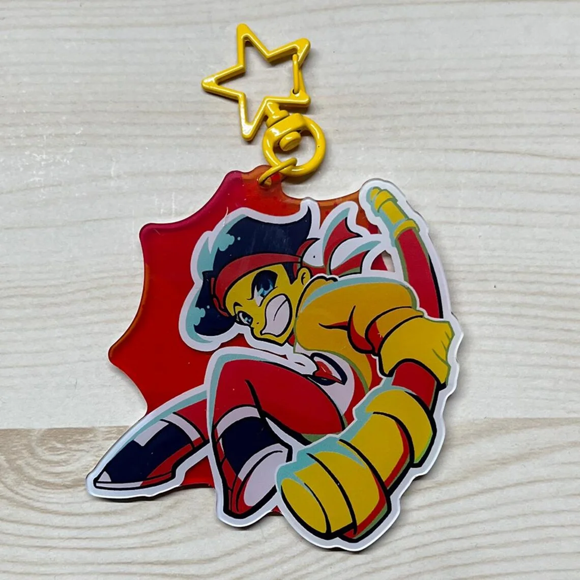 Lego Monkey Boy Acrylic Pendant Keychain for Boys And Unisex Cartoon Style ABS Material Fashionable Accessory