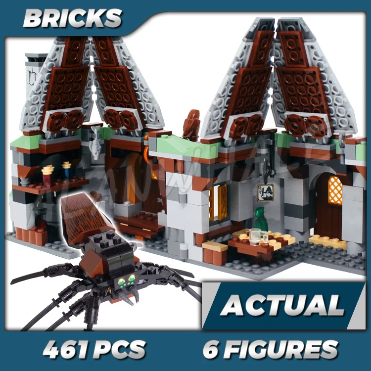 461pcs Magical World of Wizards School Hagrid's Hut Cabin Aragog Giant Spiders 39157 Building Kits toy Compatible With Bricks