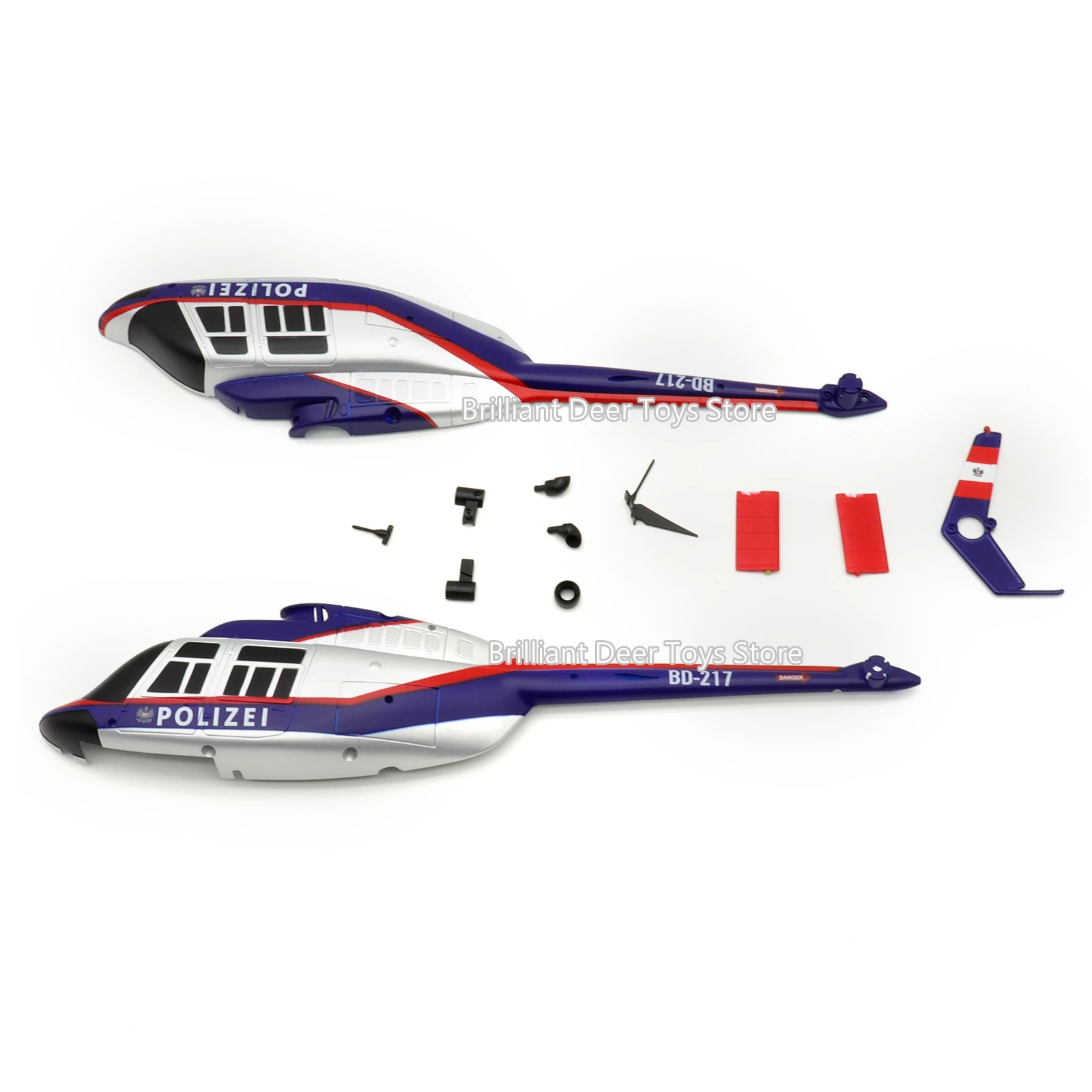 RC ERA C138 Bell 206 RC Helicopter Parts Linkage Spindle Seat Swashplate Main Shaft Tail Propeller Main Blades Rotor Head