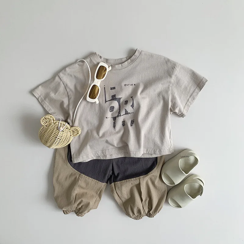 2024 Summer Costume Children Print Short Sleeve T-shirt Cotton Baby Girl Casual Tees Toddler Boy Loose Tshirt Kids Cotton Tops image 6