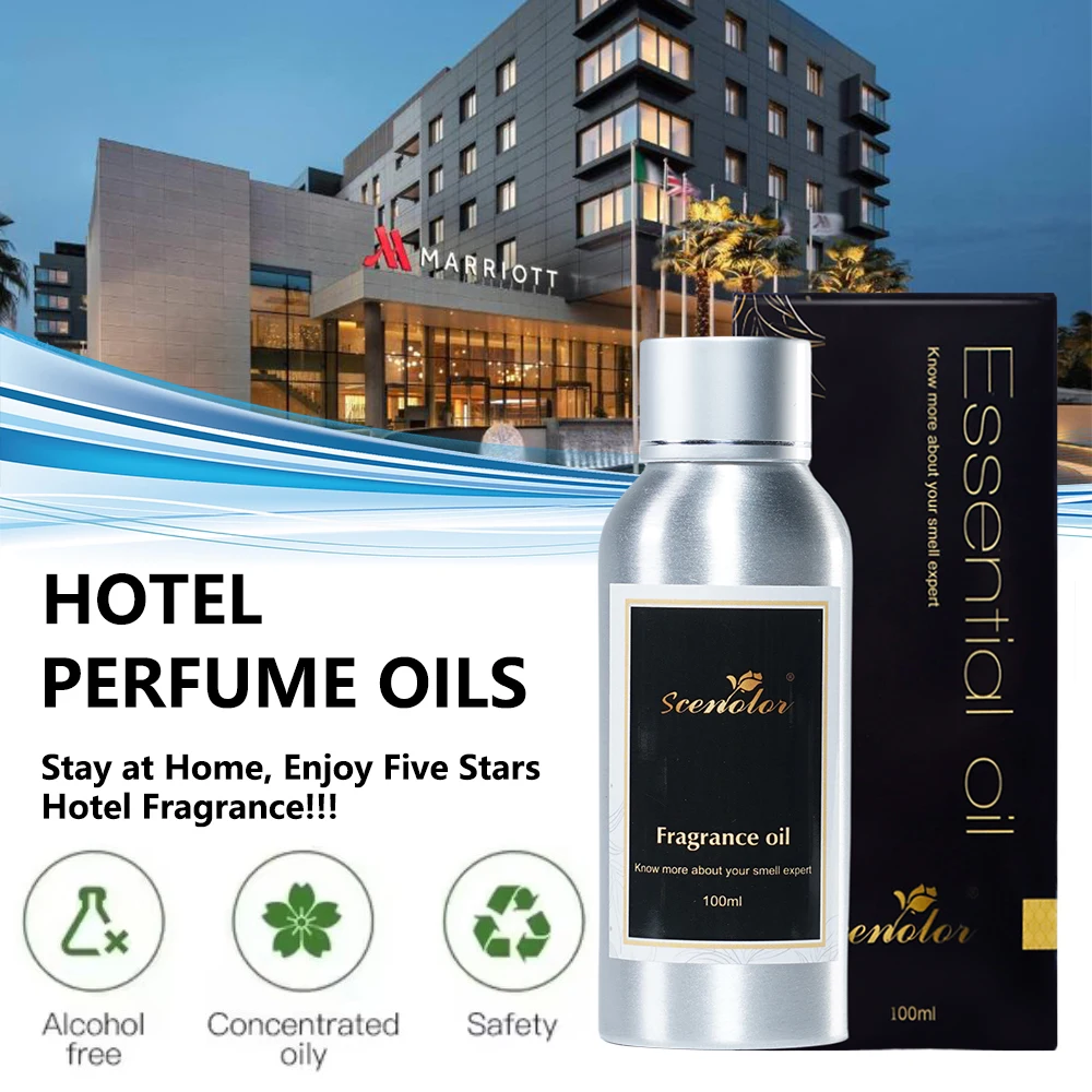 100ML New Marriott Luxury Hotel Inspired Fragrance 2024 Hot Essential Oils For Diffuser Oasis Alcohol Free Perfume Scent Oils