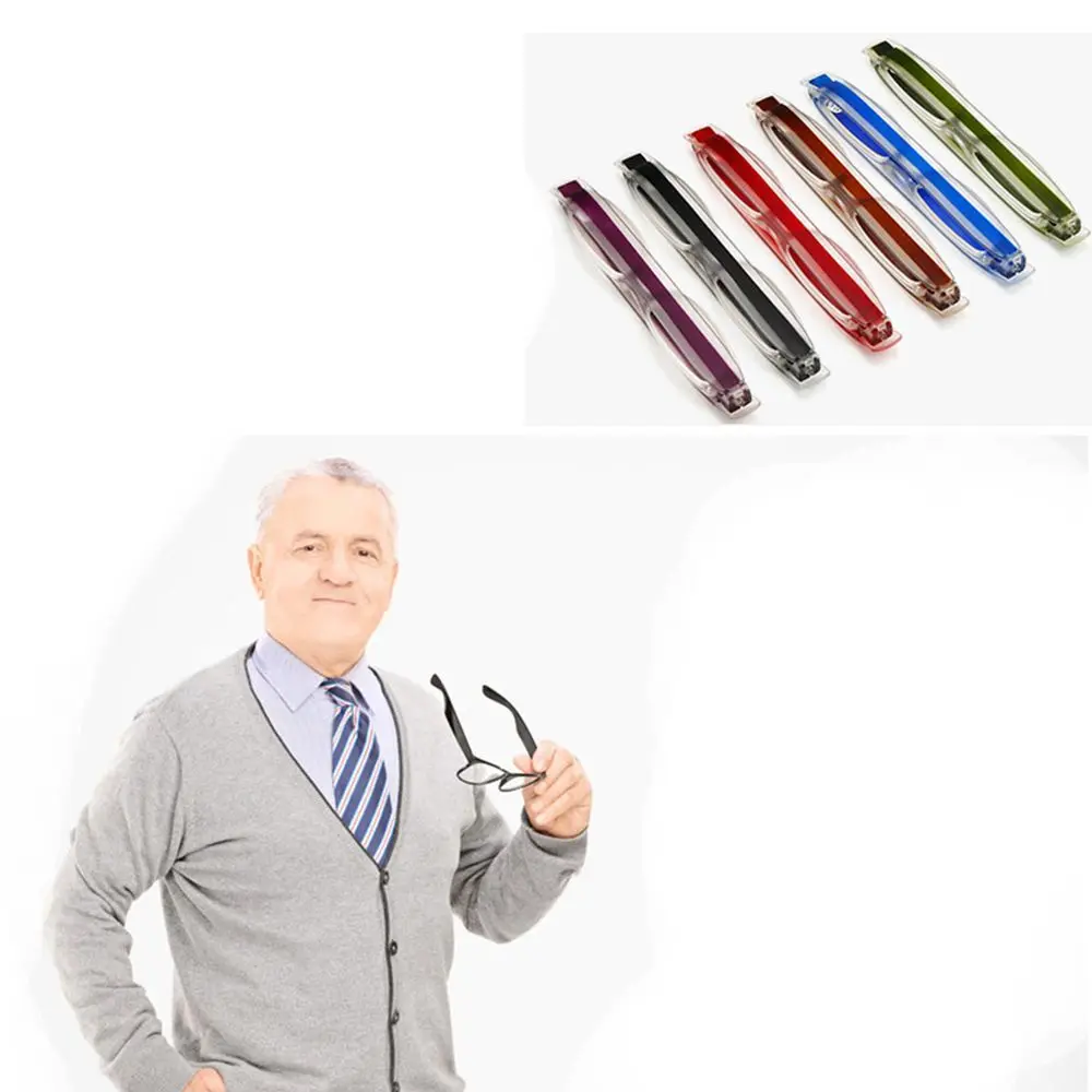 Ultraportability Grandfather +1.0 +1.5 +2.0 +2.5 +3.0 +3.5 +4.0 Slim Rotation Mini Spectacles Reading Glasses Eyeglass