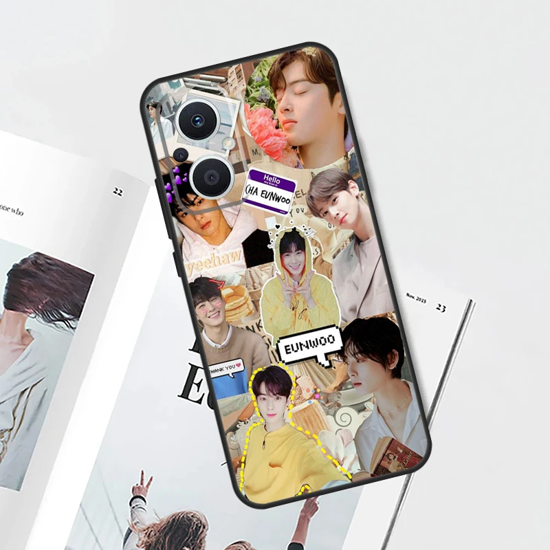 Cha Eun Woo TV True Beauty Kpop Case For OPPO Reno 10 8 Pro 4Z 5Z 4 5 6 7 Lite 8T OPPO Find X5 Lite X6 Pro X3 X2 Neo Cover