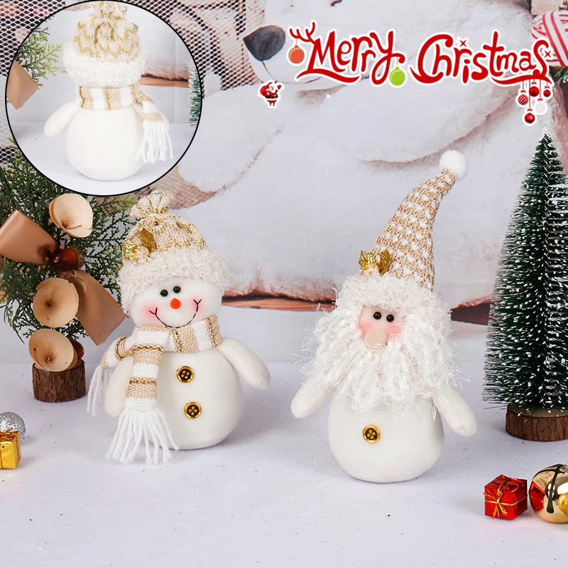 

Christmas Decoration Old Man Snowman Doll Xmas Decorations Cute Christmas Ornaments Creative Gifts Holiday Party Craft Toys