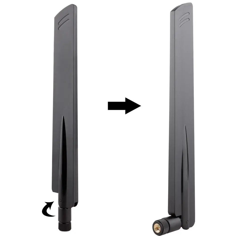 2PCS 5G CPE Pro outdoor router antenna Huawei b311 5E773 modem WIFI full band amplifier 40DBI antenna TS9 interface 600-6000MHz
