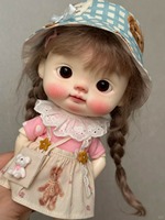 New diandian 1/6 BJD Doll Head Resin Material Big Head/Normal Head DIY Doll No Makeup Girl Child Doll Toys Girl
