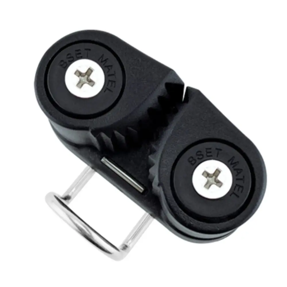 Double Nylon Ball Rope Clamp Ball Bearing Guide Ring Cam Cleats Flared Leading Ring Lightweight Boat Accessories