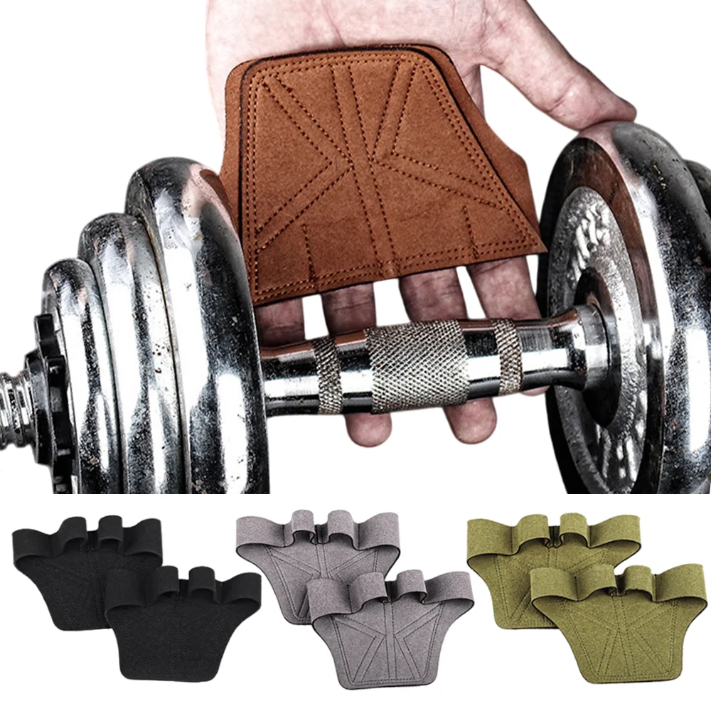 

Workout Palm Guard Hand Grips Weightlifting Palm Protector Non Slip Gloves Men Strength Training Gym Dumbells Gear Accessories