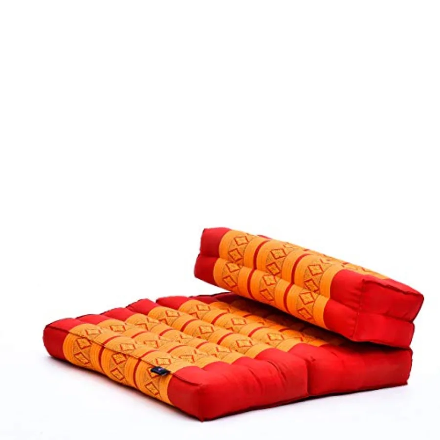 

Foldable Floor Mattress 2 in 1 Floor Meditation Mat for Yoga and Relaxation Seating Futon with Kapok