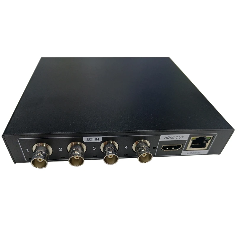 

Broadcast Level Bi-directional Transmission Simultaneously Video Encoder and Decoder With SRT 4Ch SDI Input and 1Ch HD MI Output