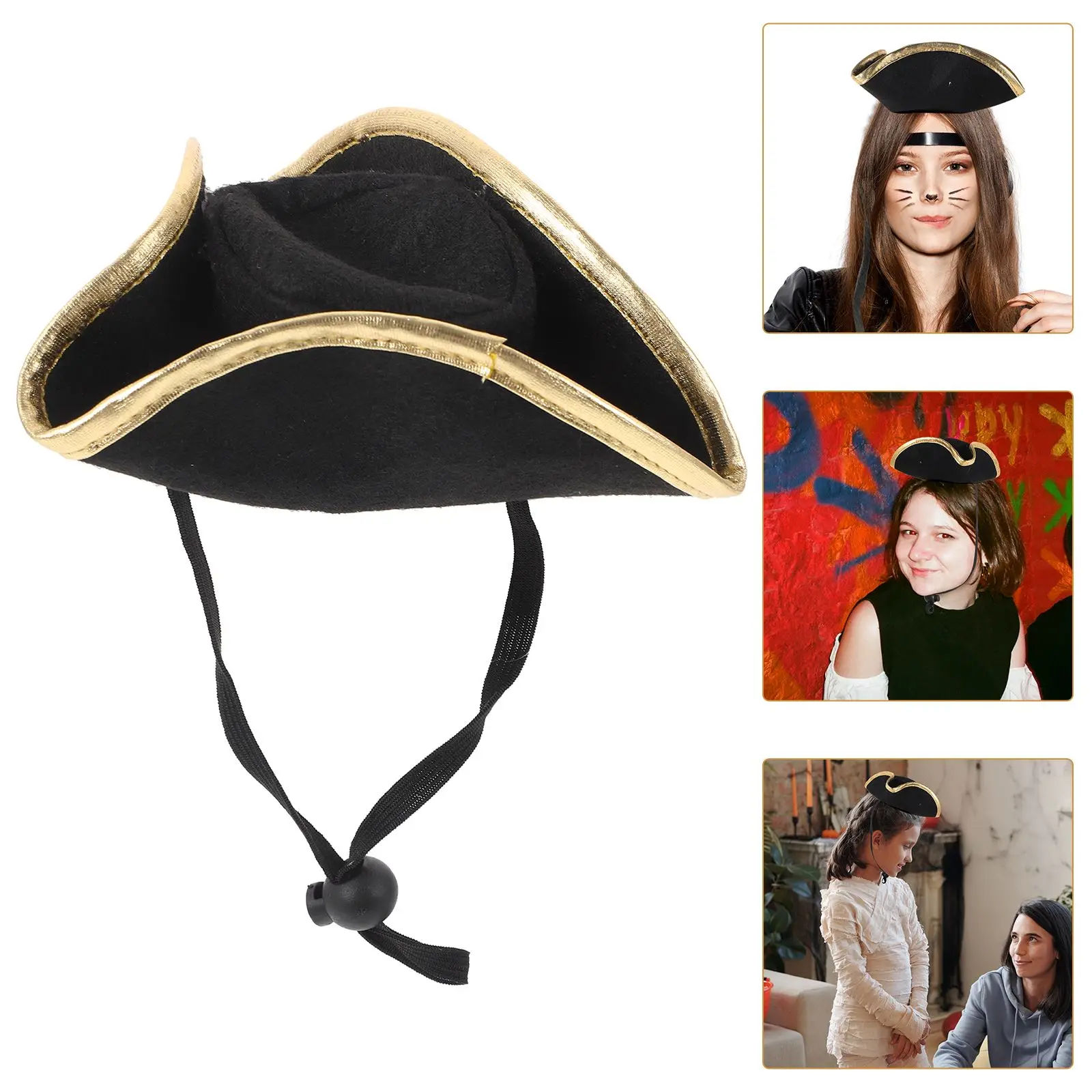 Vintage Cloth Pirate Hat Cosplay Costume Cap Halloween Masquerade Party Role Play Pirate Outfit Pirates Cap