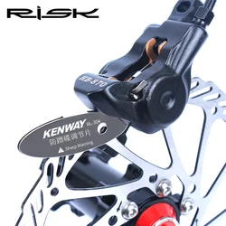 RISK MTB Disc Brake Rotor Adjustment Tool Bicycle Pads Mounting Assistant Brake Pad Rotor Alignment Tool Spacer Bike Repair Kit