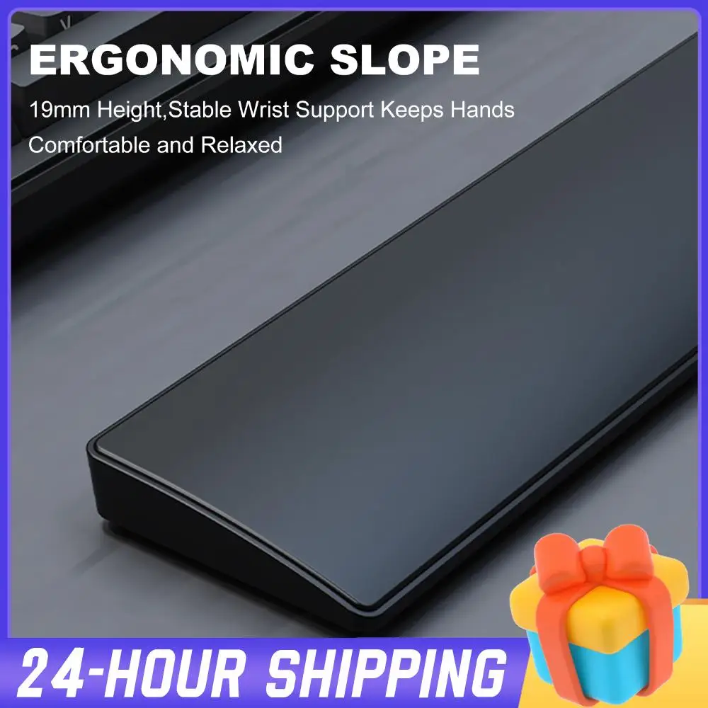 Almohadilla para reposamuñecas para teclado, almohadilla de soporte de mano ergonómica multiusos, Base estable de espuma viscoelástica suave para teclado estándar de 81 teclas