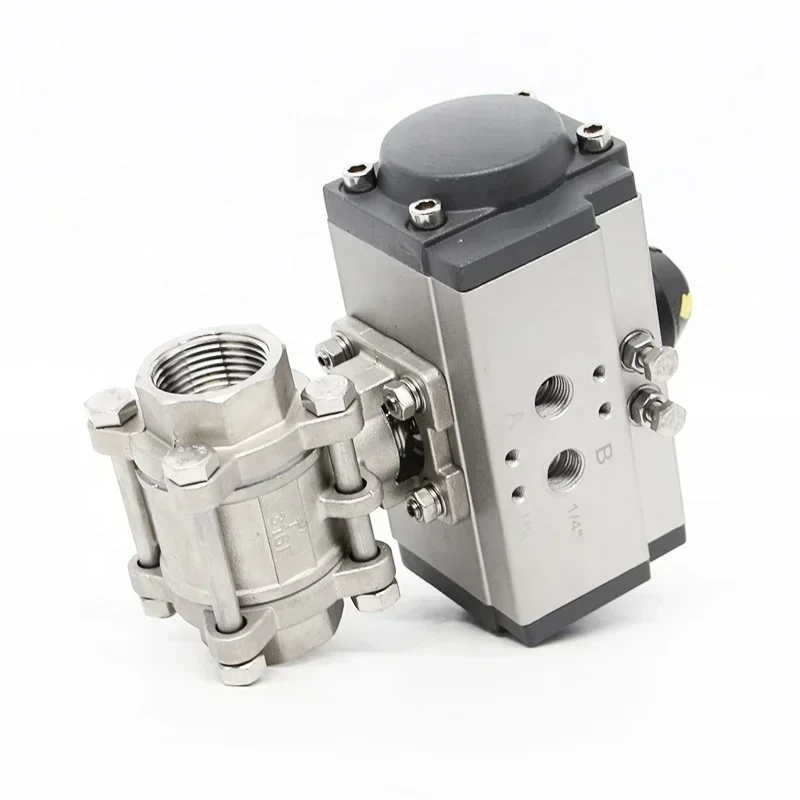 Controle pneumático Ball Valve Control Valve, 150LB PN16