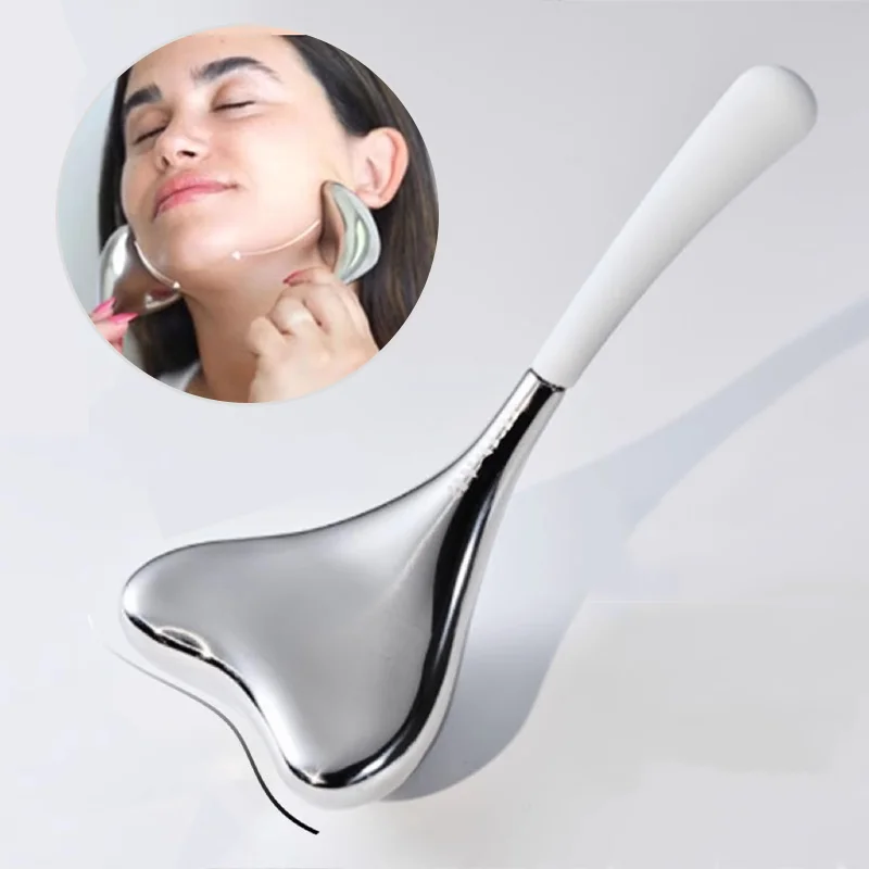 1PC ลูกโลกน้ําแข็ง Roller Cooling Spa Gua Sha Cryo Sticks ใบหน้าและดวงตานวดความงาม Facial Skin Care Freeze เครื่องมือเครื่องนวดหน้า