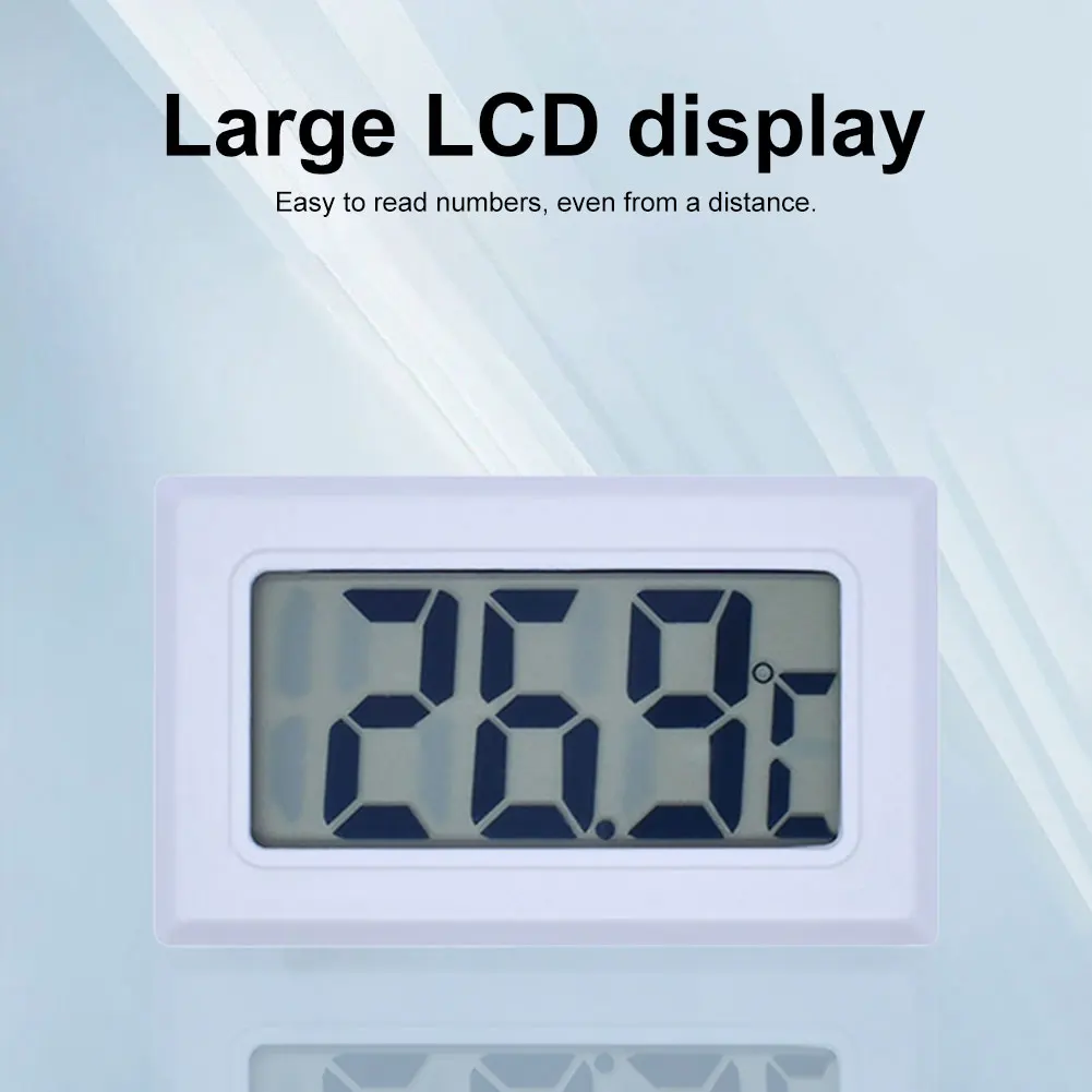 

Mini Digital LCD Thermometer Electronic Temperature Humidity Sensor Multipurpose Temperature Meter for Fish Tank Refrigerator