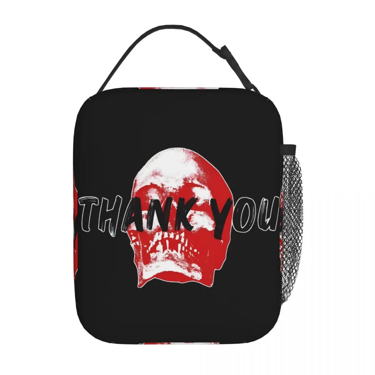 Depeche Modes Thank You Skull Rock Band Insulated Lunch Bag For Picnic Food Storage Bag Portable Cooler Thermal Lunch Box