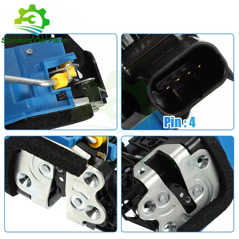 81411-1W020 81421-1W020 81311-1W020 81321-1W040 Front Rear Left Right  Door Lock Actuator For Kia Rio 2012-2017  81311-1W030