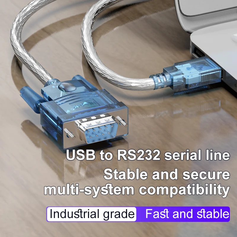 USB to RS232 Cable DB9 COM Port Serial PDA 9 Pin DB9 Converter Adapter For Computer PLC